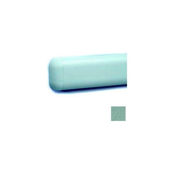 Pawling Wall Guard W/Rounded Top & Bottom Edges, Aluminum Retainer, 2-516"H x 12'L, Pale Jade WG-3-12-376 - main